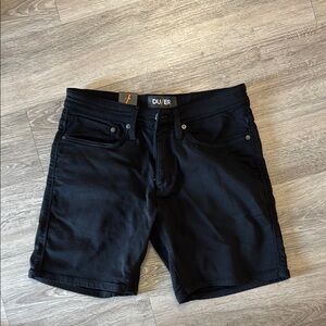 Duer Black Shorts